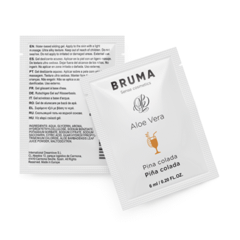 BRUMA - GEL GLISSANT À L''ALOE VERA SAVEUR PINA COLADA 6 ML-BRUMA-sextoys-lingerie-bdsm-hygiène-sexshop