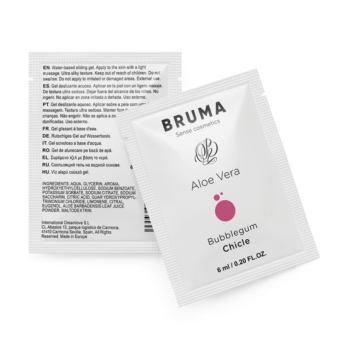 BRUMA - GEL GLISSANT ALOE VERA SAVEUR BUBBLEGUM 6 ML-BRUMA-sextoys-lingerie-bdsm-hygiène-sexshop