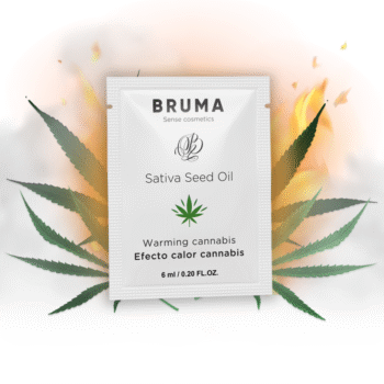 BRUMA - HUILE DE GRAINES DE SATIVA GEL GLISSANT RÉCHAUFFANT SAVEUR DE CANNABIS 6 ML-BRUMA-sextoys-lingerie-bdsm-hygiène-sexshop