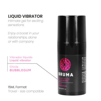 BRUMA - VIBRATEUR LIQUIDE ULTRA GLISSANT BUBBLEGUM 15 ML-BRUMA-sextoys-lingerie-bdsm-hygiène-sexshop