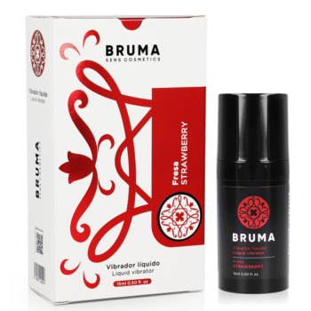BRUMA - VIBRATEUR LIQUIDE ULTRA GLISSANT FRAISE 15 ML-BRUMA-sextoys-lingerie-bdsm-hygiène-sexshop