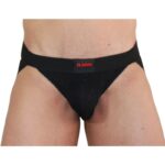 BURN - 003 JOCK NOIR BRILLANT M-BURN-sextoys-lingerie-bdsm-hygiène-sexshop