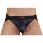 BURN - 006 JOCK BLEU BRILLANT / NOIR S-BURN-sextoys-lingerie-bdsm-hygiène-sexshop