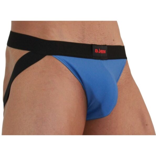 BURN - 008 JOCK BLEU / NOIR M-BURN-sextoys-lingerie-bdsm-hygiène-sexshop