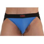 BURN - 008 JOCK BLEU / NOIR M-BURN-sextoys-lingerie-bdsm-hygiène-sexshop