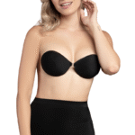BYE-BRA – SOUTIEN-GORGE INVISIBLE NOIR BONNET A
