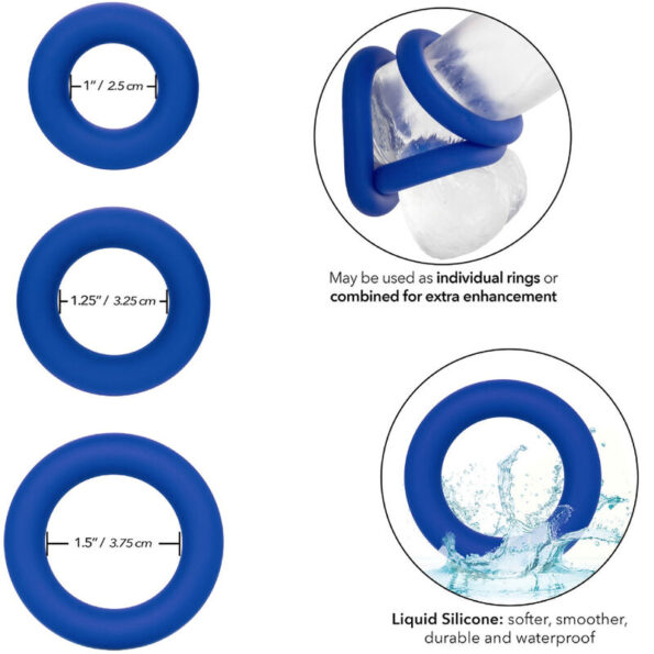 CALEXOTICS - ADMIRAL ENSEMBLE DANNEAU PÉNIEN BLEU-CALEXOTICS-sextoys-lingerie-bdsm-hygiène-sexshop