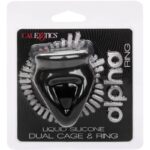 CALEXOTICS – ALPHA BAGUE DUAL CAGE NOIR