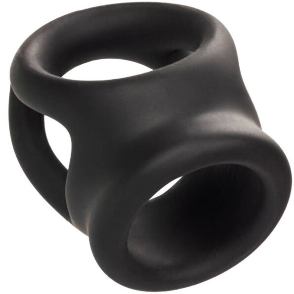 CALEXOTICS - ALPHA BAGUE DUAL CAGE NOIR-CALEXOTICS-sextoys-lingerie-bdsm-hygiène-sexshop