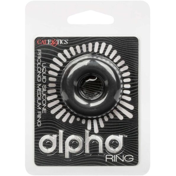 CALEXOTICS - ALPHA BAGUE MOYENNE PROLONG NOIR-CALEXOTICS-sextoys-lingerie-bdsm-hygiène-sexshop