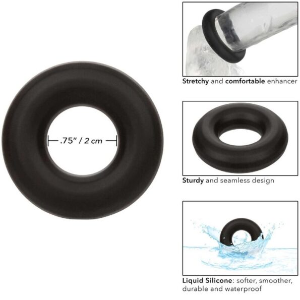 CALEXOTICS - ALPHA BAGUE MOYENNE PROLONG NOIR-CALEXOTICS-sextoys-lingerie-bdsm-hygiène-sexshop