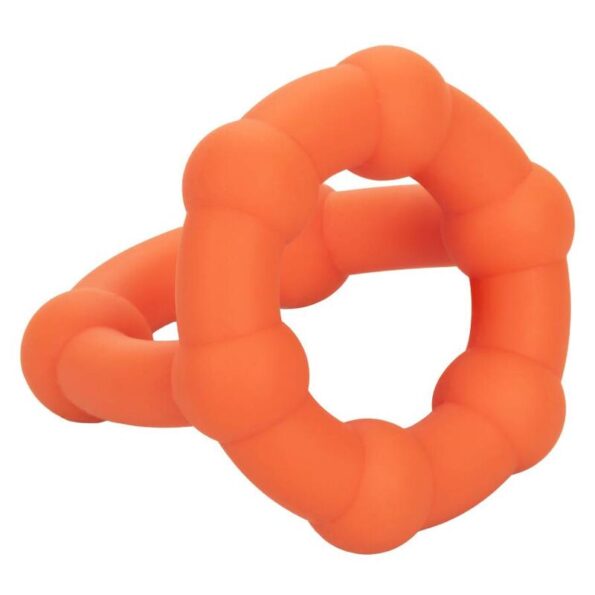 CALEXOTICS - BAGUE ALPHA ALL STAR ORANGE-CALEXOTICS-sextoys-lingerie-bdsm-hygiène-sexshop