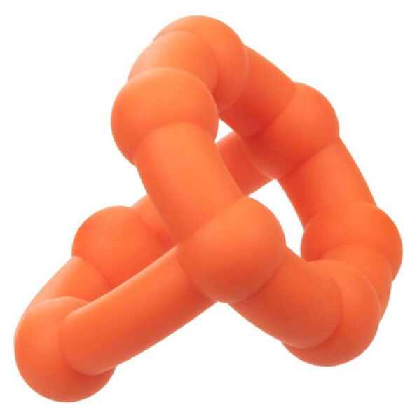 CALEXOTICS - BAGUE ALPHA ALL STAR ORANGE-CALEXOTICS-sextoys-lingerie-bdsm-hygiène-sexshop