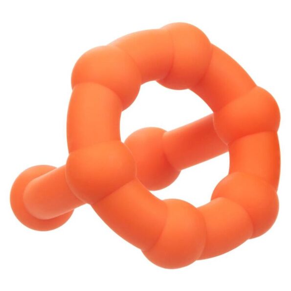 CALEXOTICS - BAGUE ALPHA ALL STAR ORANGE-CALEXOTICS-sextoys-lingerie-bdsm-hygiène-sexshop
