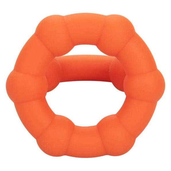 CALEXOTICS - BAGUE ALPHA ALL STAR ORANGE-CALEXOTICS-sextoys-lingerie-bdsm-hygiène-sexshop