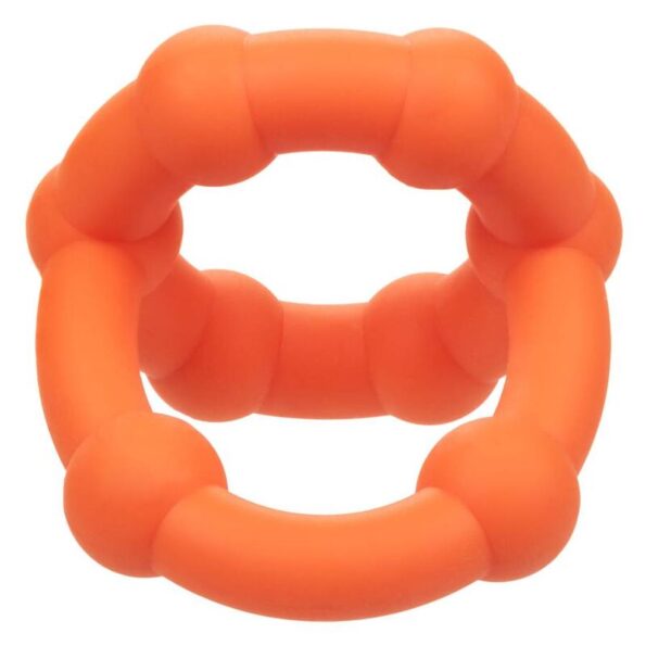 CALEXOTICS - BAGUE ALPHA ALL STAR ORANGE-CALEXOTICS-sextoys-lingerie-bdsm-hygiène-sexshop