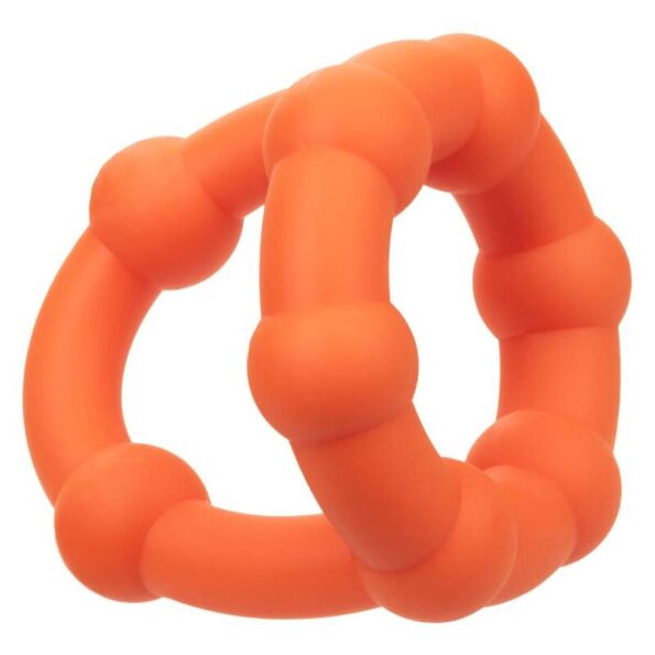 CALEXOTICS - BAGUE ALPHA ALL STAR ORANGE-CALEXOTICS-sextoys-lingerie-bdsm-hygiène-sexshop
