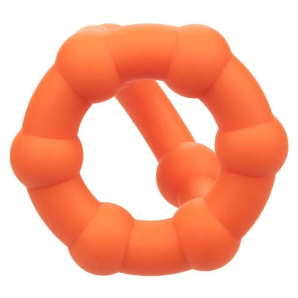 CALEXOTICS - BAGUE ALPHA ALL STAR ORANGE-CALEXOTICS-sextoys-lingerie-bdsm-hygiène-sexshop