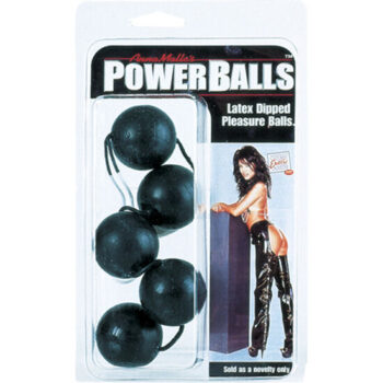 CALEXOTICS - BALLES POWER ANAL NOIRES-CALEXOTICS-sextoys-lingerie-bdsm-hygiène-sexshop