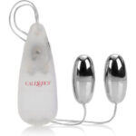 CALEXOTICS - BALLES VIBRANTES DUO ARGENT-CALEXOTICS-sextoys-lingerie-bdsm-hygiène-sexshop