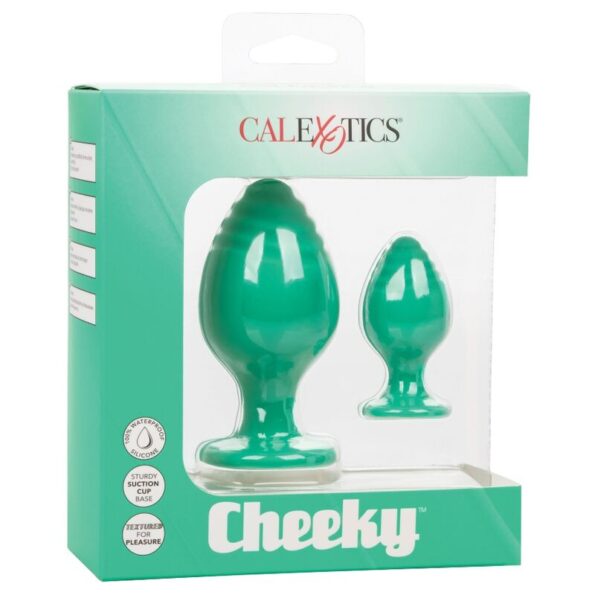 CALEXOTICS - BOUCHON CHEEKY VERT-CALEXOTICS-sextoys-lingerie-bdsm-hygiène-sexshop