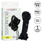 CALEXOTICS - BOUNDLESS CORDE 10M NOIRE-CALEXOTICS-sextoys-lingerie-bdsm-hygiène-sexshop