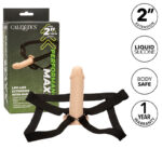 CALEXOTICS – EXTENSION PERFORMANCE MAXX RÉALISTE AVEC HARNAIS PEAU CLAIRE