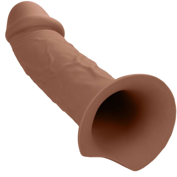 CALEXOTICS - EXTENSION PERFORMANCE MAXX RÉALISTE AVEC HARNAIS PEAU MARRON-CALEXOTICS-sextoys-lingerie-bdsm-hygiène-sexshop