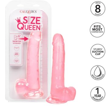 CALEXOTICS - GODE REINE TAILLE ROSE 20.3 CM-CALEXOTICS-sextoys-lingerie-bdsm-hygiène-sexshop