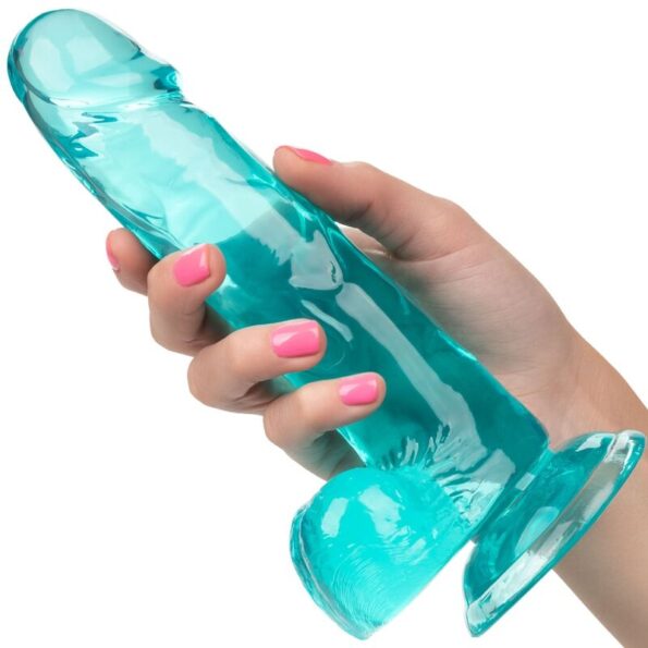 CALEXOTICS - GODE TAILLE REINE BLEU 15.3 CM-CALEXOTICS-sextoys-lingerie-bdsm-hygiène-sexshop