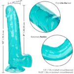 CALEXOTICS – GODE TAILLE REINE BLEU 20.3 CM