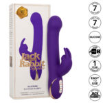 CALEXOTICS - JACK RABBIT VIBRATEUR ET STIMULATEUR 7 NIVEAUX DE VIBRATION ET ONDES STIMULANTES BLEU-CALEXOTICS-sextoys-lingerie-bdsm-hygiène-sexshop