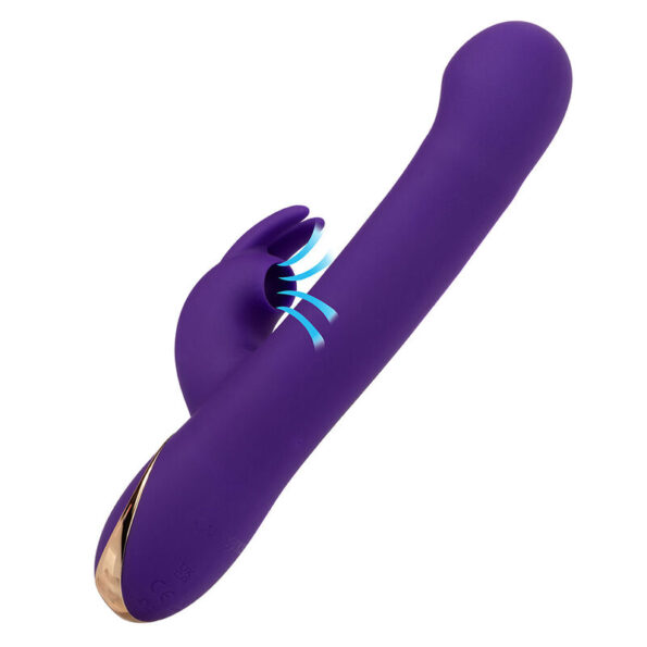 CALEXOTICS - JACK RABBIT VIBRATEUR ET STIMULATEUR 7 NIVEAUX DE VIBRATION ET ONDES STIMULANTES BLEU-CALEXOTICS-sextoys-lingerie-bdsm-hygiène-sexshop