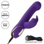 CALEXOTICS – JACK RABBIT VIBRATEUR ET STIMULATEUR 7 NIVEAUX DE VIBRATION ET ONDES STIMULANTES BLEU