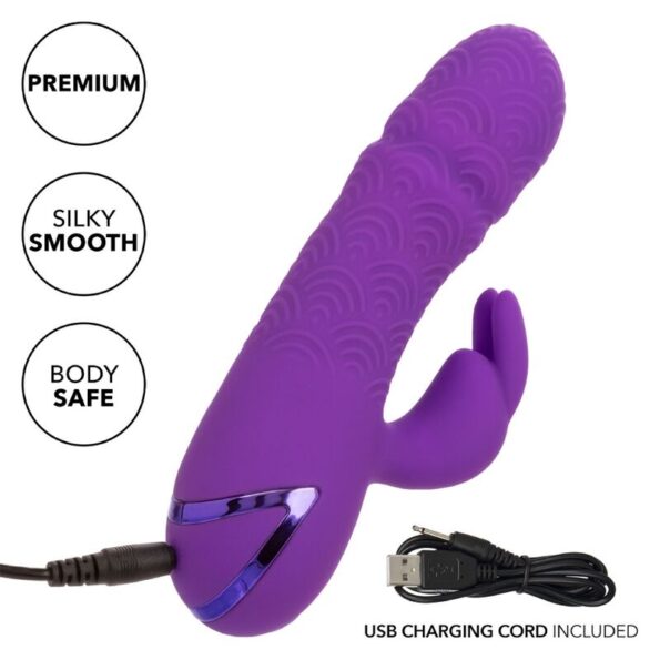 CALEXOTICS - MANHATTAN BEACH MARVEL VIBRATEUR RABBIT VIOLET PAR CALIFORNIA DREAMING-CALEXOTICS-sextoys-lingerie-bdsm-hygiène-sexshop