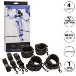 CALEXOTICS - NOCTURNAL CEINTURE DE LIT RÉGLABLE EN CUIR NOIR-CALEXOTICS-sextoys-lingerie-bdsm-hygiène-sexshop