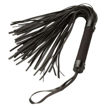 CALEXOTICS - NOCTURNAL FLOGGER CUIR NOIR-CALEXOTICS-sextoys-lingerie-bdsm-hygiène-sexshop
