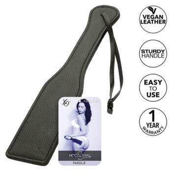 CALEXOTICS - NOCTURNAL PADDLE EN CUIR NOIR-CALEXOTICS-sextoys-lingerie-bdsm-hygiène-sexshop
