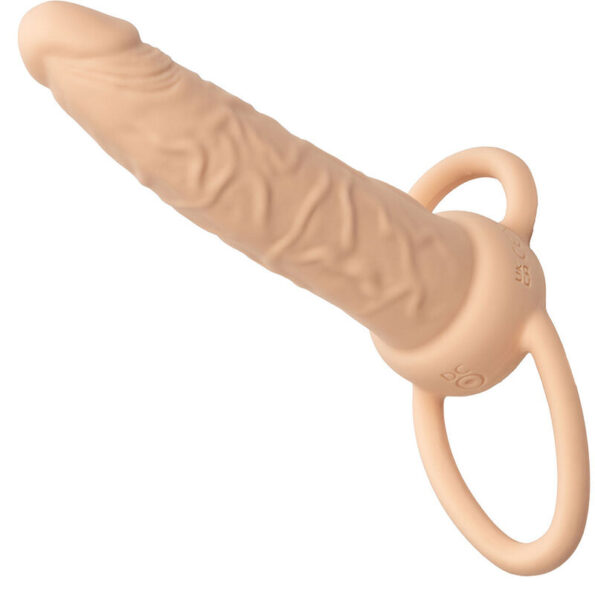 CALEXOTICS - PERFORMANCE MAXX RECHARGEABLE DOUBLE PÉNÉTRATEUR PEAU CLAIRE-CALEXOTICS-sextoys-lingerie-bdsm-hygiène-sexshop
