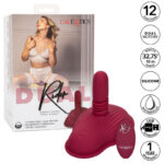 CALEXOTICS – RIDER MASSAGER DOUBLE MOTEUR TÉLÉCOMMANDE ROUGE