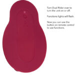 CALEXOTICS – RIDER MASSAGER DOUBLE MOTEUR TÉLÉCOMMANDE ROUGE
