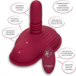 CALEXOTICS – RIDER MASSAGER DOUBLE MOTEUR TÉLÉCOMMANDE ROUGE