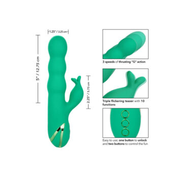 CALEXOTICS - SONOMA SATISFIER VERT-CALEXOTICS-sextoys-lingerie-bdsm-hygiène-sexshop