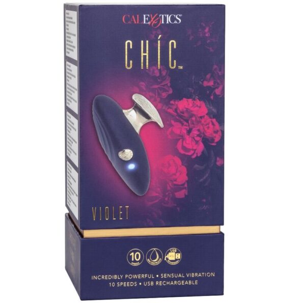 CALEXOTICS - STIMMULATEUR CHIC VIOLETTE 10 VITESSES-CALEXOTICS-sextoys-lingerie-bdsm-hygiène-sexshop