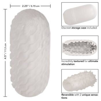 CALEXOTICS - STROKER NUBBY RÉVERSIBLE-CALEXOTICS-sextoys-lingerie-bdsm-hygiène-sexshop