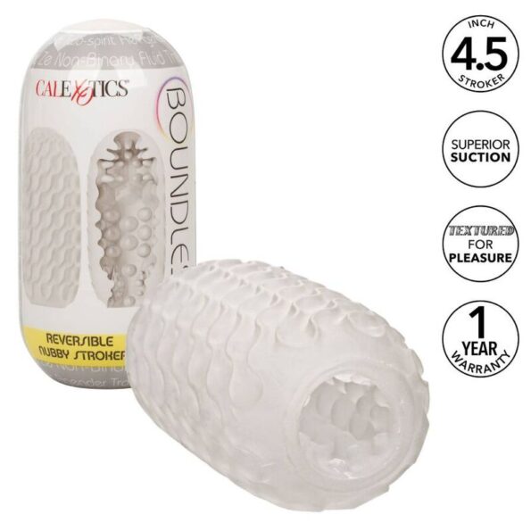 CALEXOTICS - STROKER NUBBY RÉVERSIBLE-CALEXOTICS-sextoys-lingerie-bdsm-hygiène-sexshop