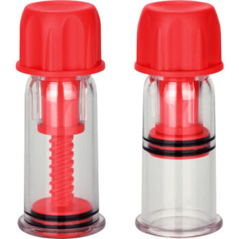 CALEXOTICS - VENTOUSES COLT ONDES STIMULANTES POUR LE TETON ROUGE-CALEXOTICS-sextoys-lingerie-bdsm-hygiène-sexshop