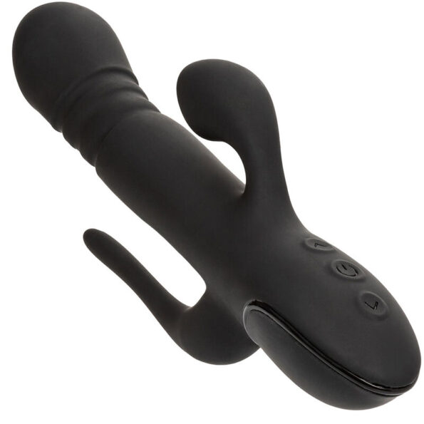 CALEXOTICS - VIBRATEUR TRIPLE EUPHORIA NOIR-CALEXOTICS-sextoys-lingerie-bdsm-hygiène-sexshop