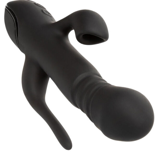 CALEXOTICS - VIBRATEUR TRIPLE EUPHORIA NOIR-CALEXOTICS-sextoys-lingerie-bdsm-hygiène-sexshop