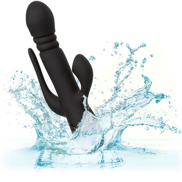 CALEXOTICS - VIBRATEUR TRIPLE EUPHORIA NOIR-CALEXOTICS-sextoys-lingerie-bdsm-hygiène-sexshop